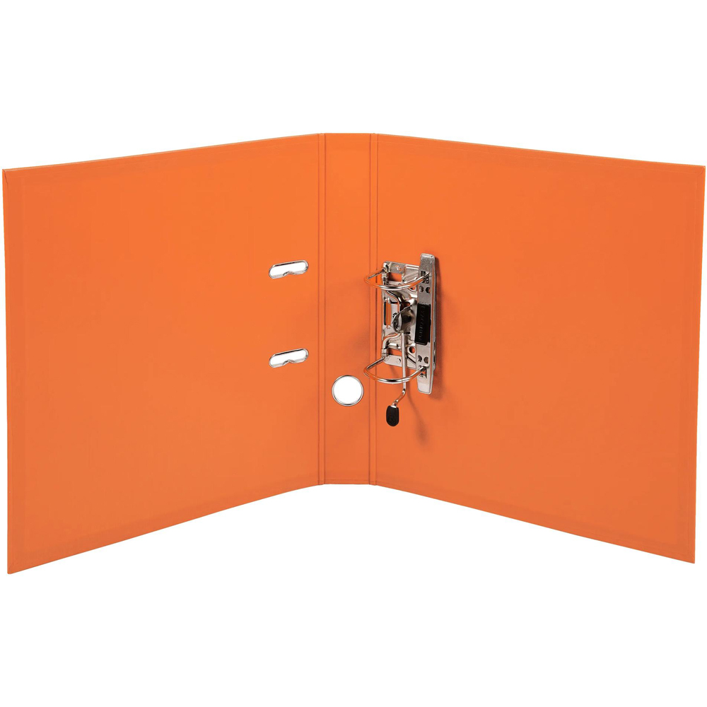 Exacompta PremTouch A4 Orange PVC Lever Arch File 10 Pack Image 2