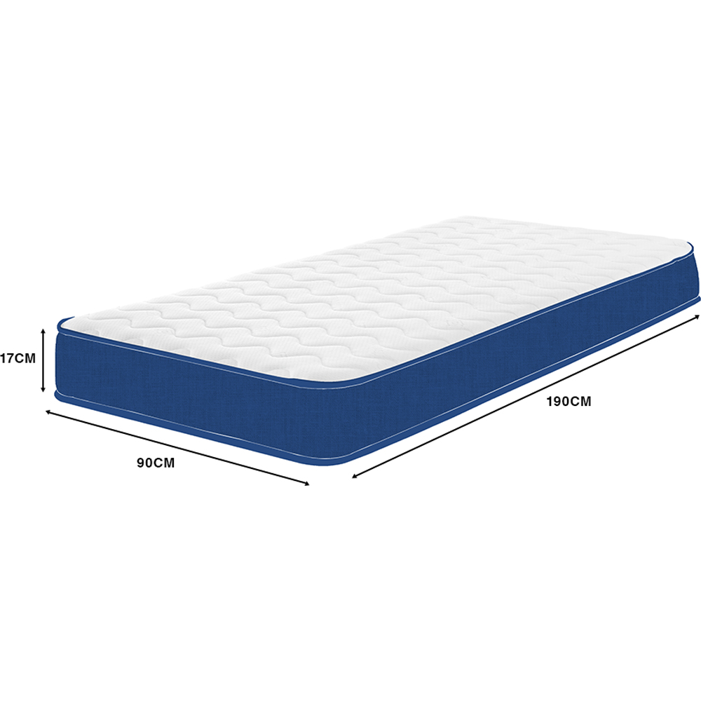 Extreme Comfort BlueVanta Single Memory Foam and Open Coil Spring Hybrid Mattress Image 5
