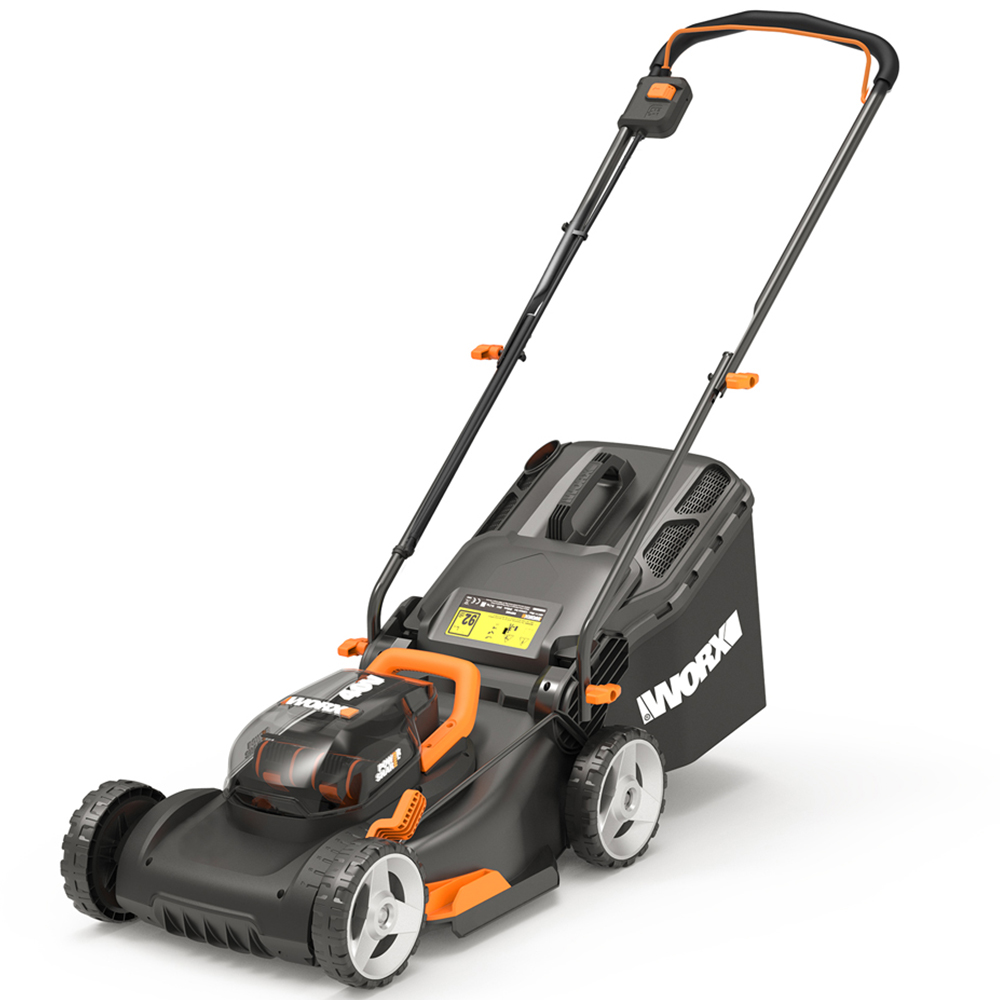 Worx WG743E.1 40V Cordless 40cm Lawn Mower with Batteries and Charger Image 3