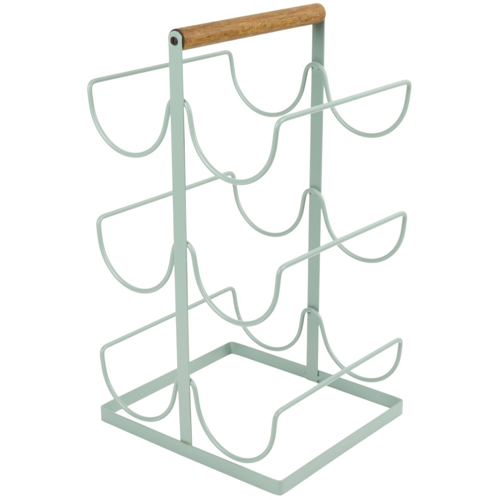 Stockholm Wine Rack with Wooden Handle Image 2