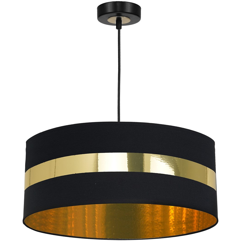 Milagro Palmira Black Pendant Lamp 230V Image 1