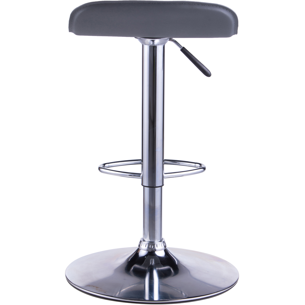 Dorel Ohio Grey Leather Barstool Image 6