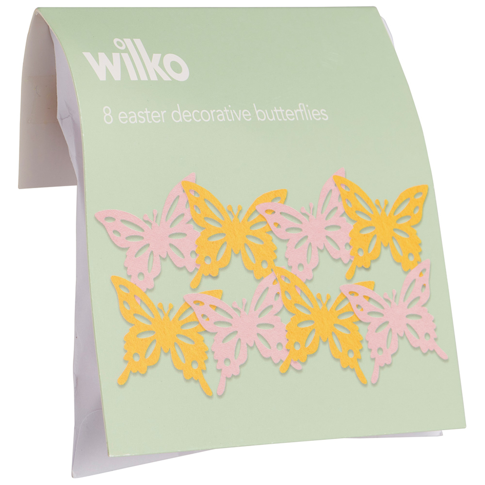 Wilko Easter Decorative Butterfly 8 Pack Image 4