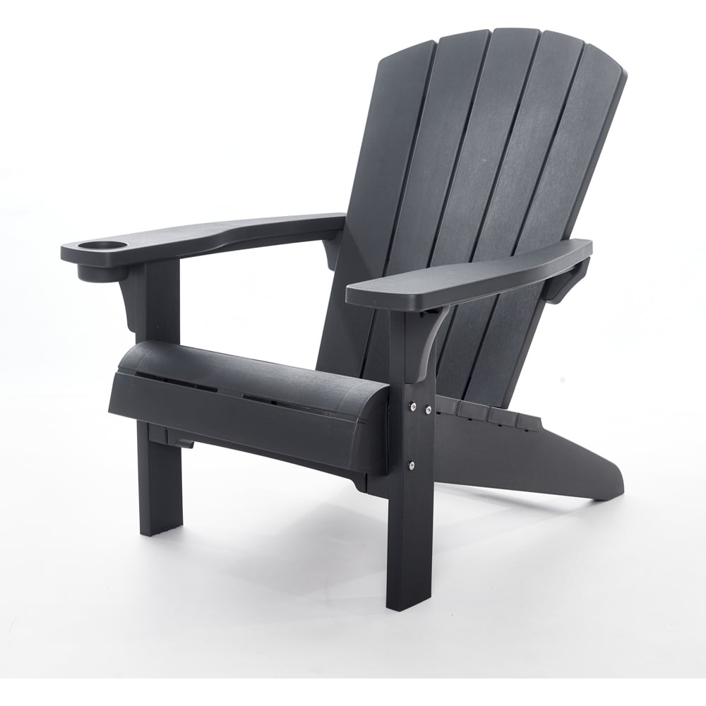 Keter Alpine Grey Set of 2 Adirondack Chairs Image 2
