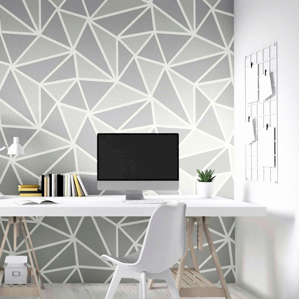 Arthouse Sequin Fragments Silver and Grey Wallpaper Image 5