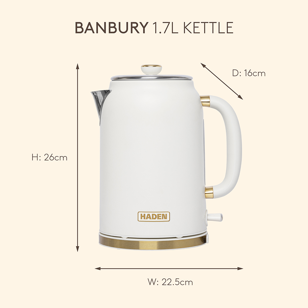 Haden Banbury 214713 Sour Cream 1.7L Kettle 3000W Image 9