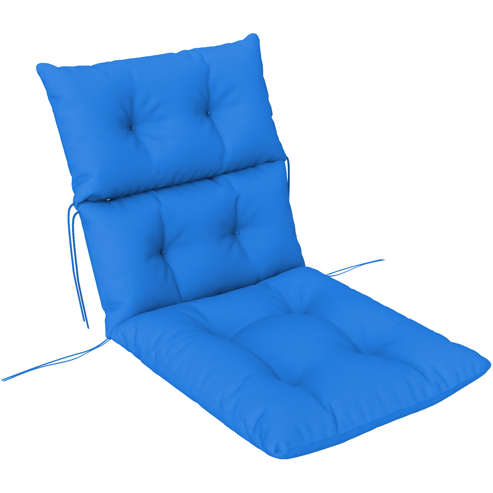 Outsunny Blue Adirondack Rocking Chair Cushion 115 x 56cm Image 1