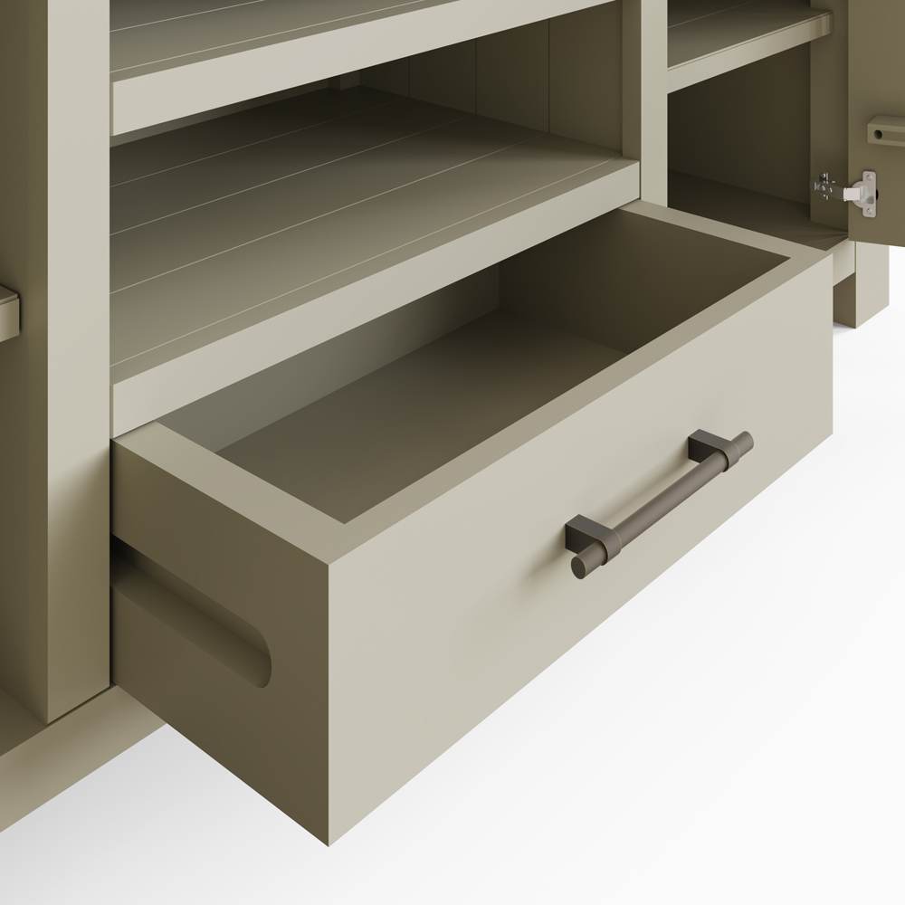 FWStyle Purbeck Truffle TV Unit Large Image 4