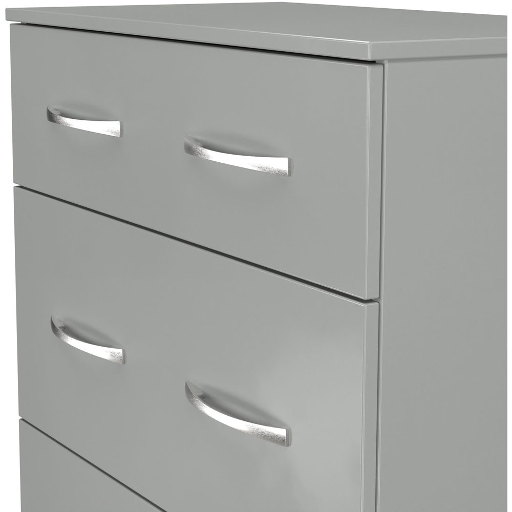 Crowndale Avon 3 Drawer Dusk Grey Deep Chest of Drawers Ready Assembled Image 5