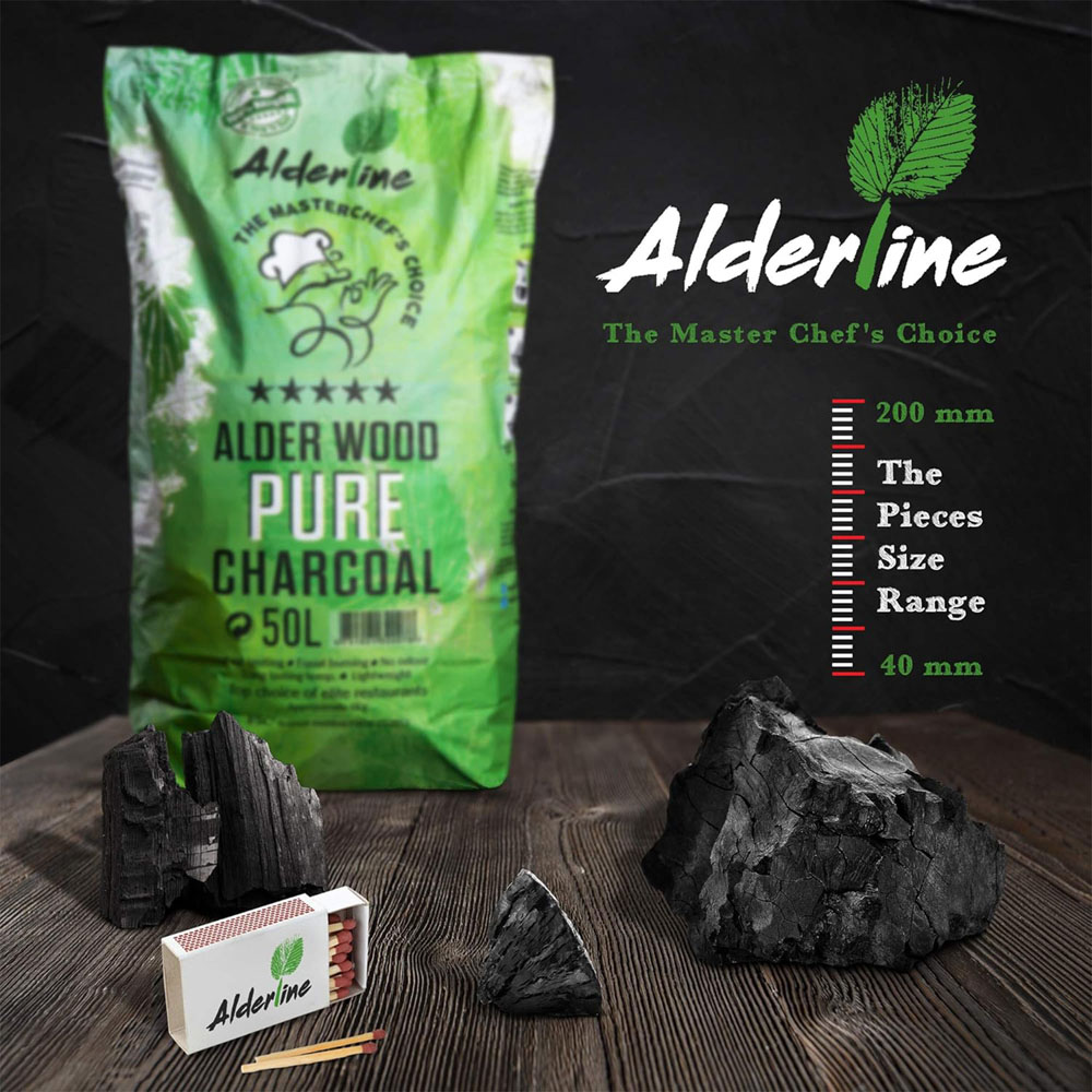 RoyalFire Alderline Pure Alder Charcoal Bag 12kg Image 5
