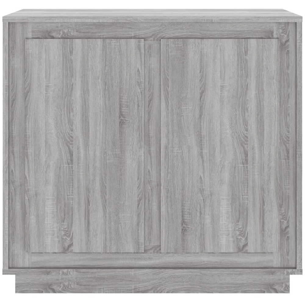 vidaXL 2 Door Grey Sonoma Wooden Sideboard Image 4