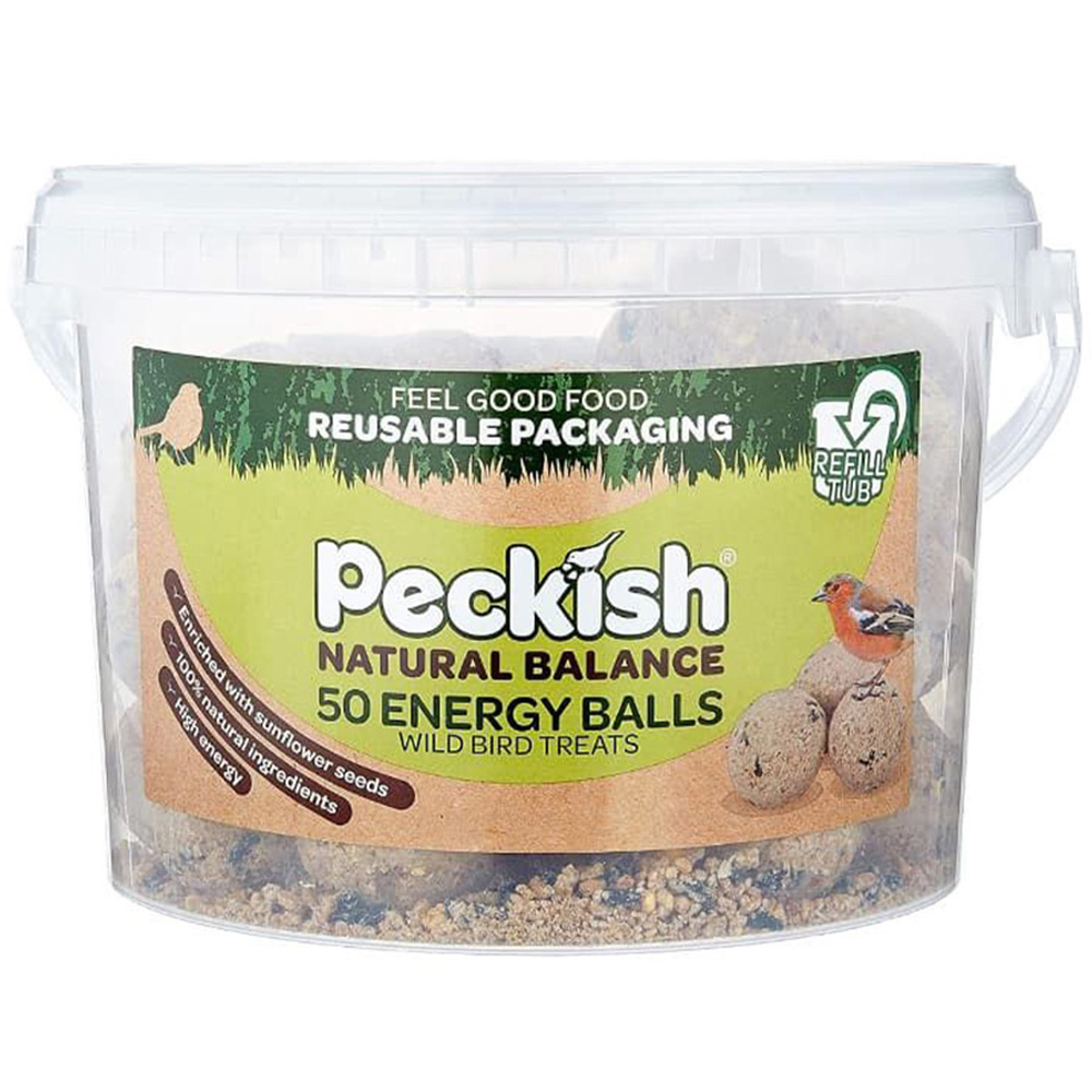 Peckish Natural Balance Wild Bird Energy Balls Tub 50 Pack Image 1