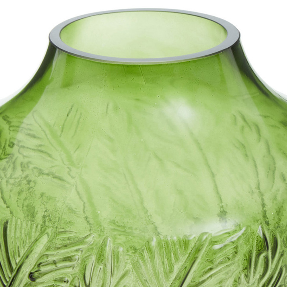 Premier Housewares Corie Botanical Green Vase Large Image 2