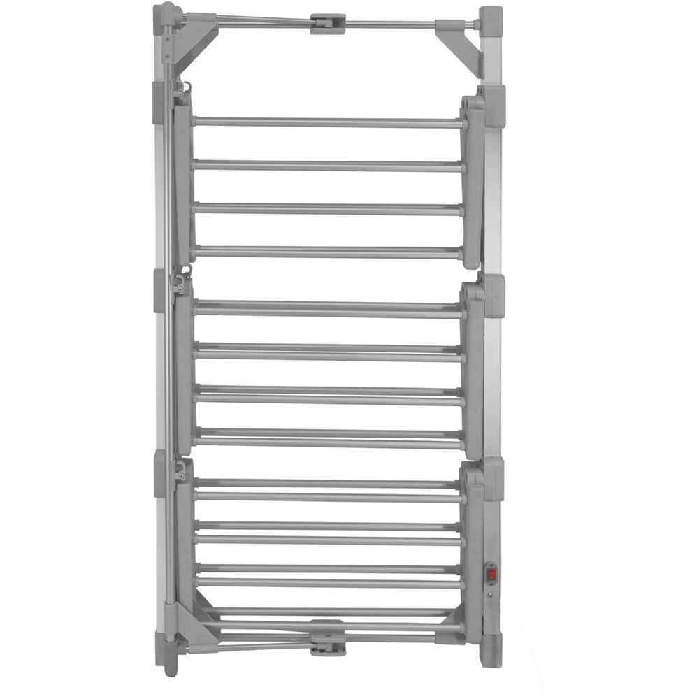 Monster Shop Grey Heated Clothes Airer 220W Image 2