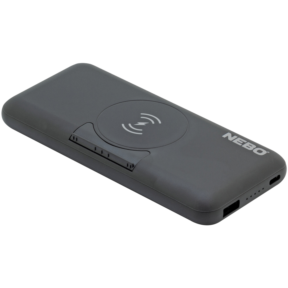 Nebo 10K Portable Wireless Power Bank with Kickstand and Phone Holder 10000mAh Image 4