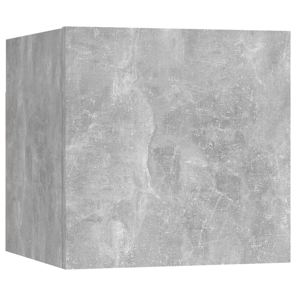 vidaXL 8 Door Concrete Grey Wall Mounted TV Cabinet Image 4