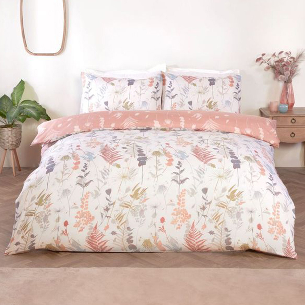 Serene Camargue Single Microfibre Fabric Reversible Duvet Cover Set Image 1
