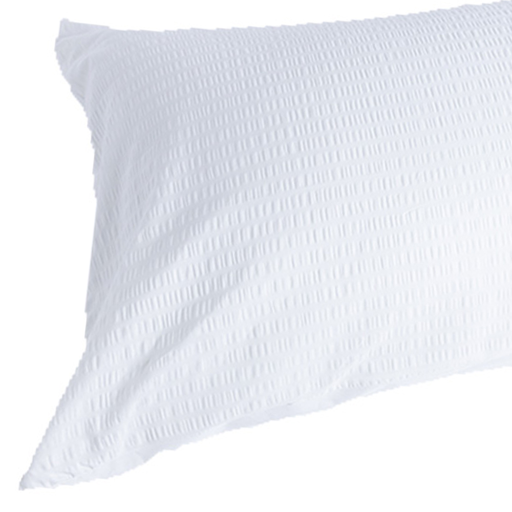 Serene Lincoln White Pillowcase Pair 51 x 76cm Image 3