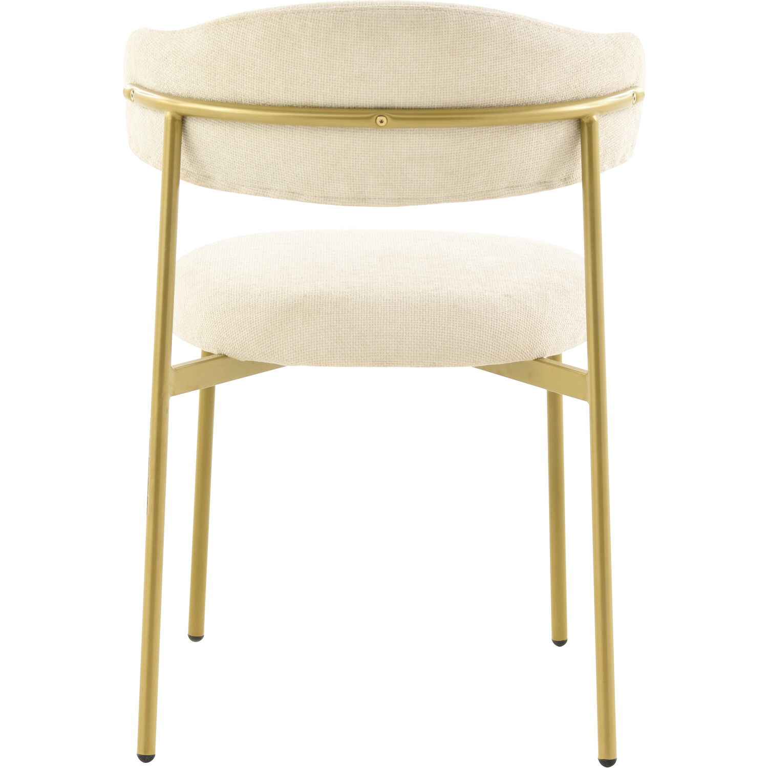 Palma Set of 2 Cream Dining Chairs Image 6