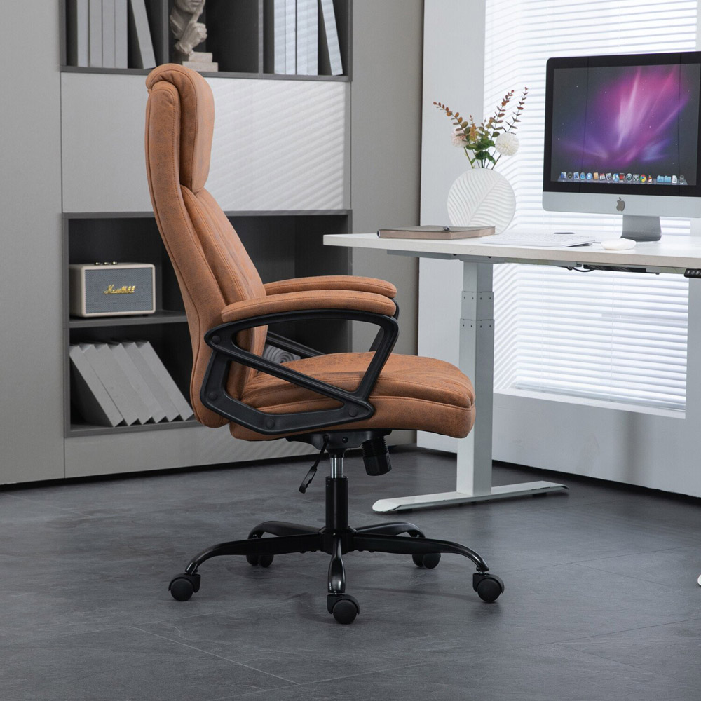 Suffolk High Back Office Chair - Brown Image 5