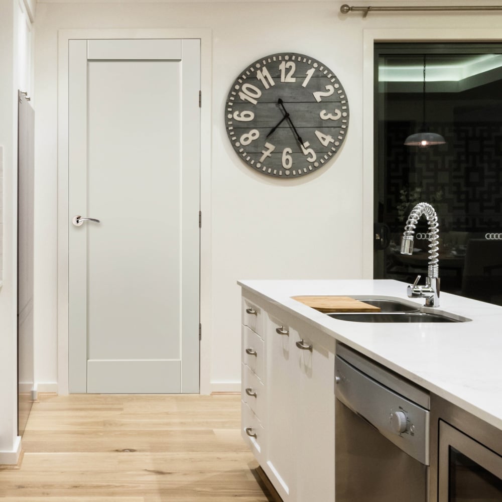 JB Kind Antigua Shaker White Primed Internal Door 1981 x 610mm Image 2