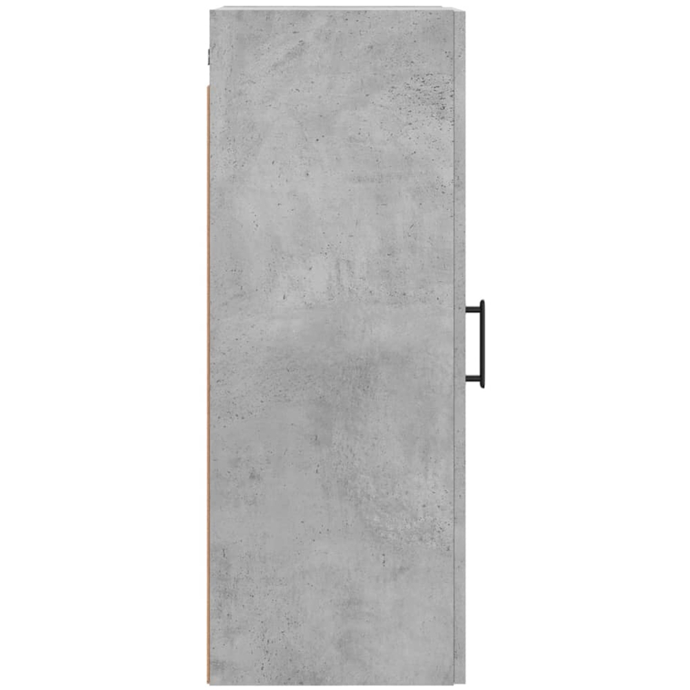 vidaXL Single Door Concrete Grey Wall Mounted Cabinet Image 8