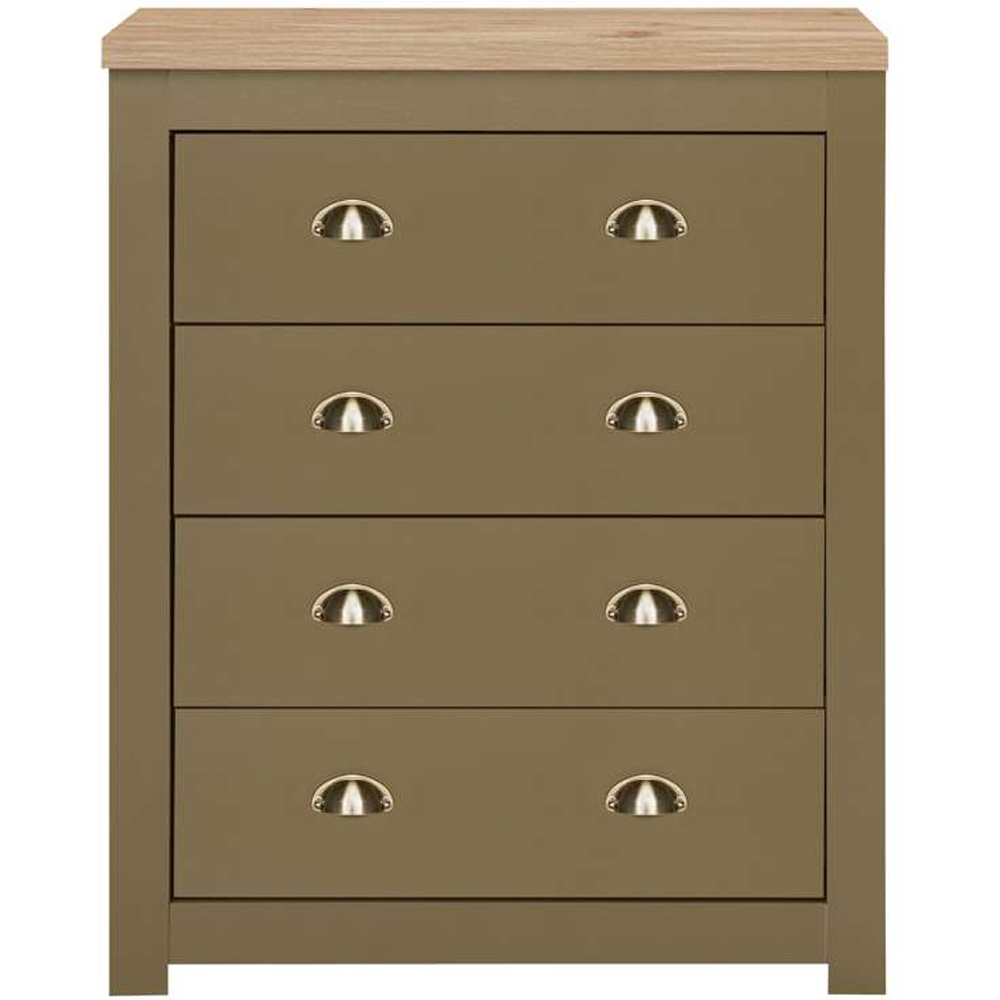 Birlea Highgate 4 Drawer Oak Storage Chest Image 3