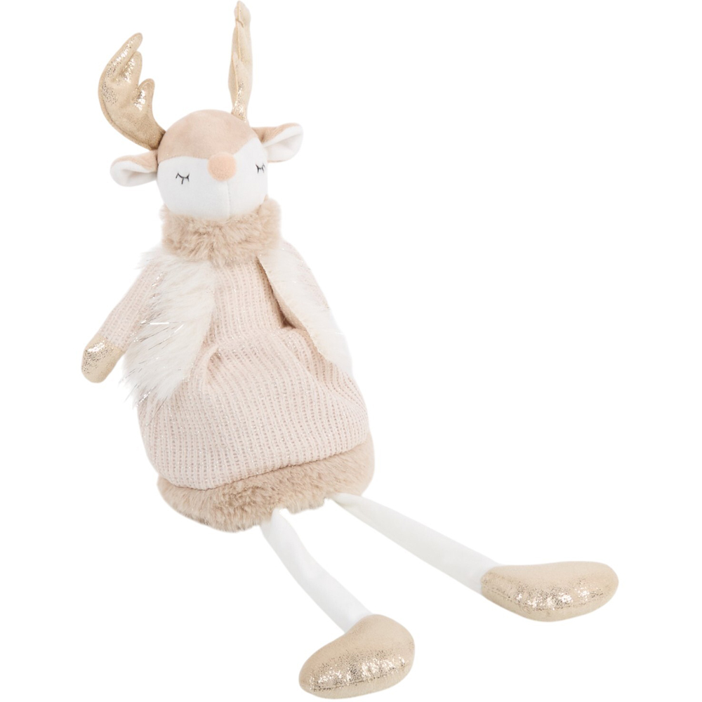 Cute Shelf Sitting Reindeer Decoration Neutral Image 2