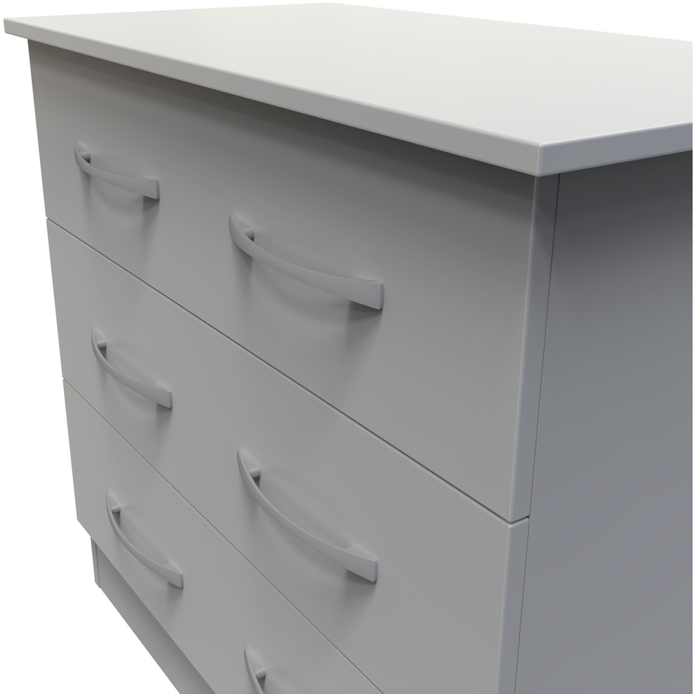 Crowndale Avon 3 Drawer Dusk Grey Chest of Drawers Image 5