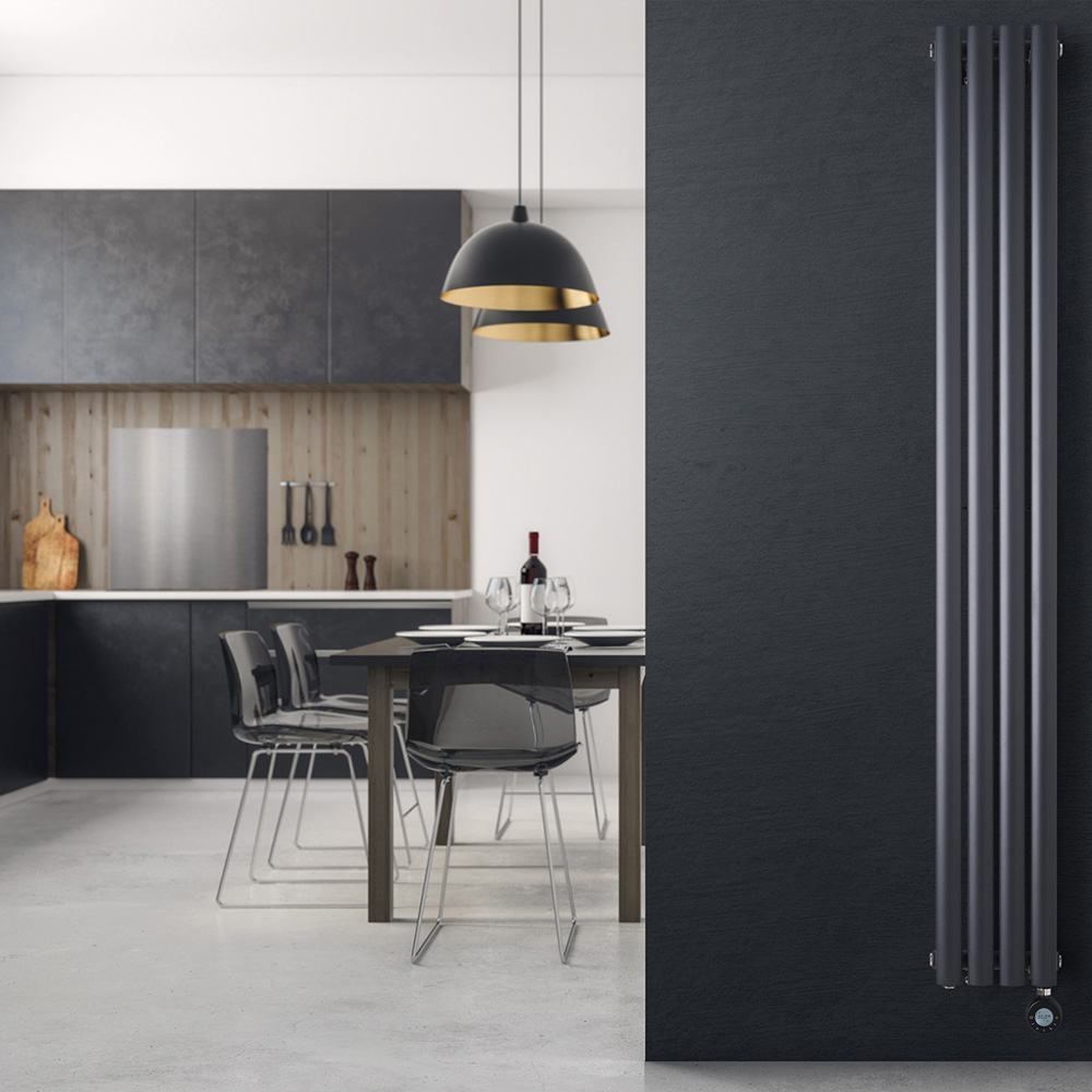 Eden Teppra Anthracite Electric Column Radiator with WiFi Control 1200W Image 9