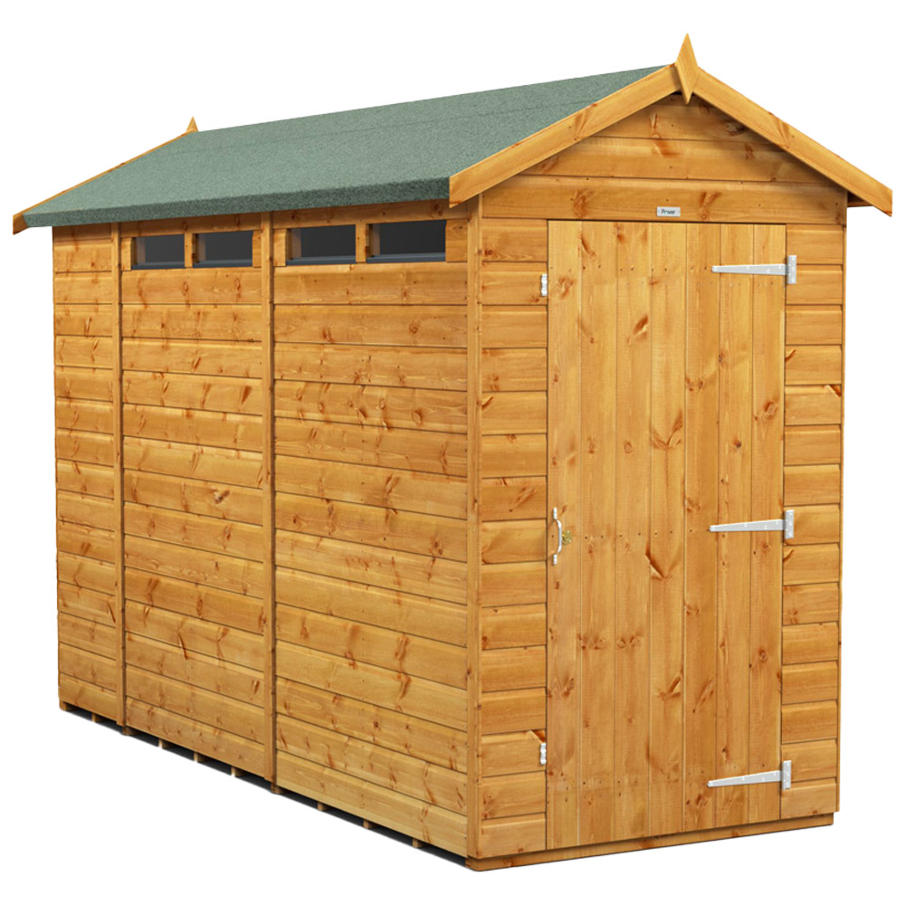 Power Sheds 10 x 4ft Apex Security Shed Image 1