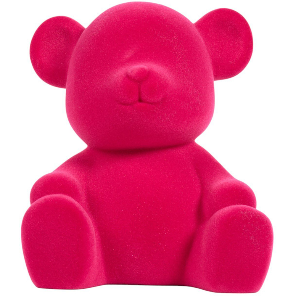 Flocked Bear Ornament Image 4