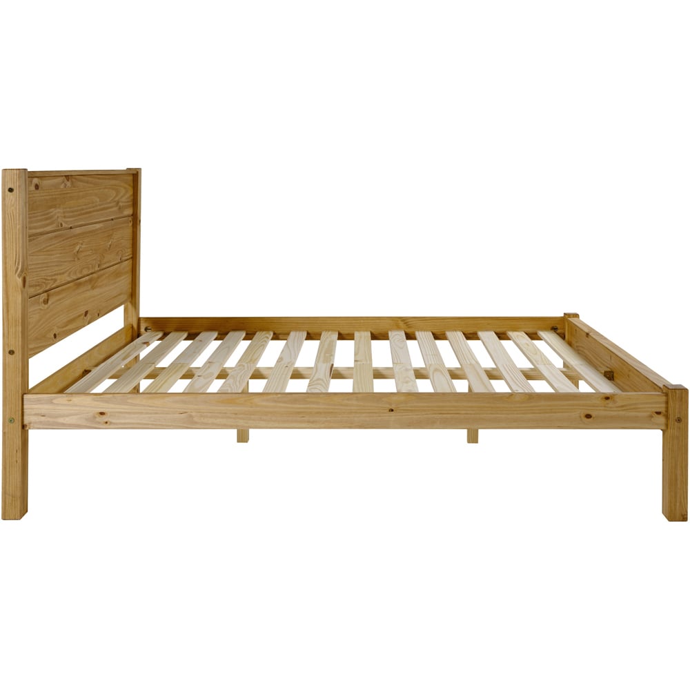 Seconique Barton King Size Waxed Pine Bed Image 5