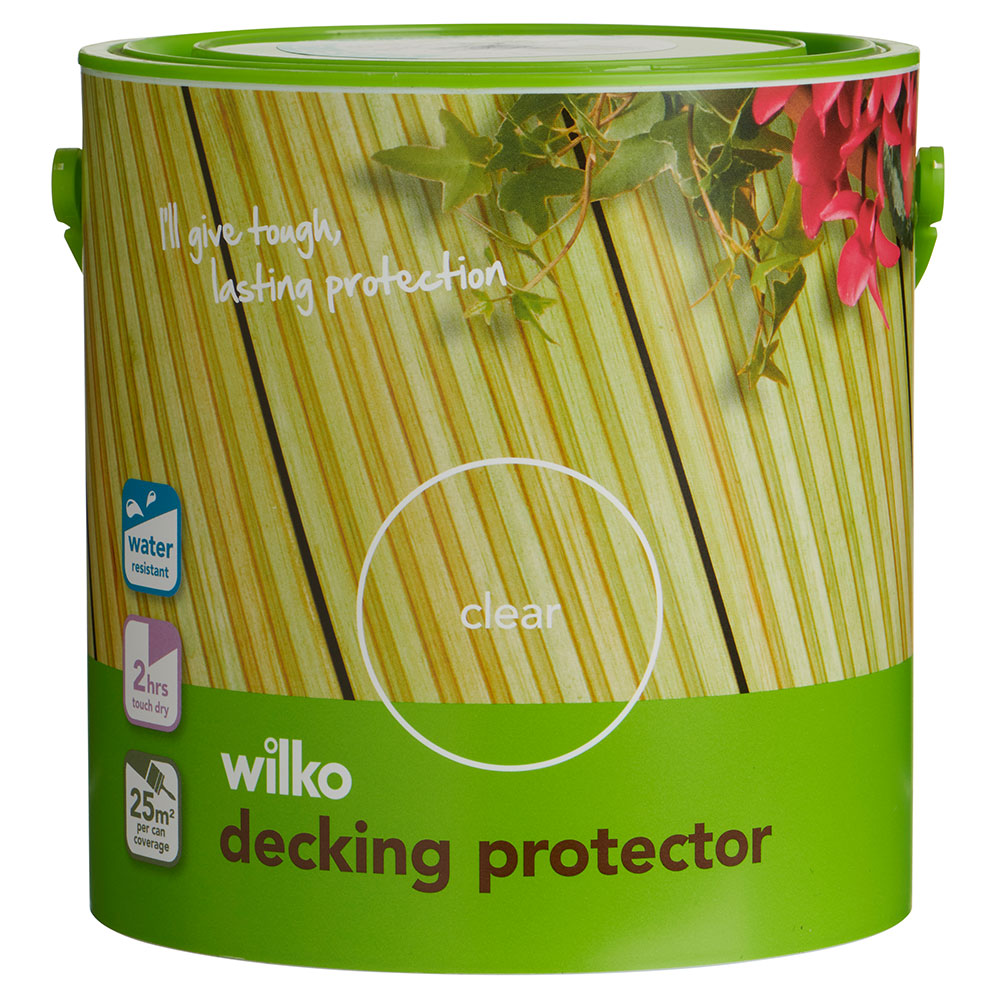 Wilko Clear Decking Protector 2.5L Image 1