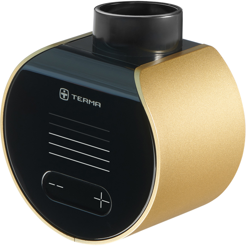 Terma VEO Smart Brass and Black Heating Element Image 1