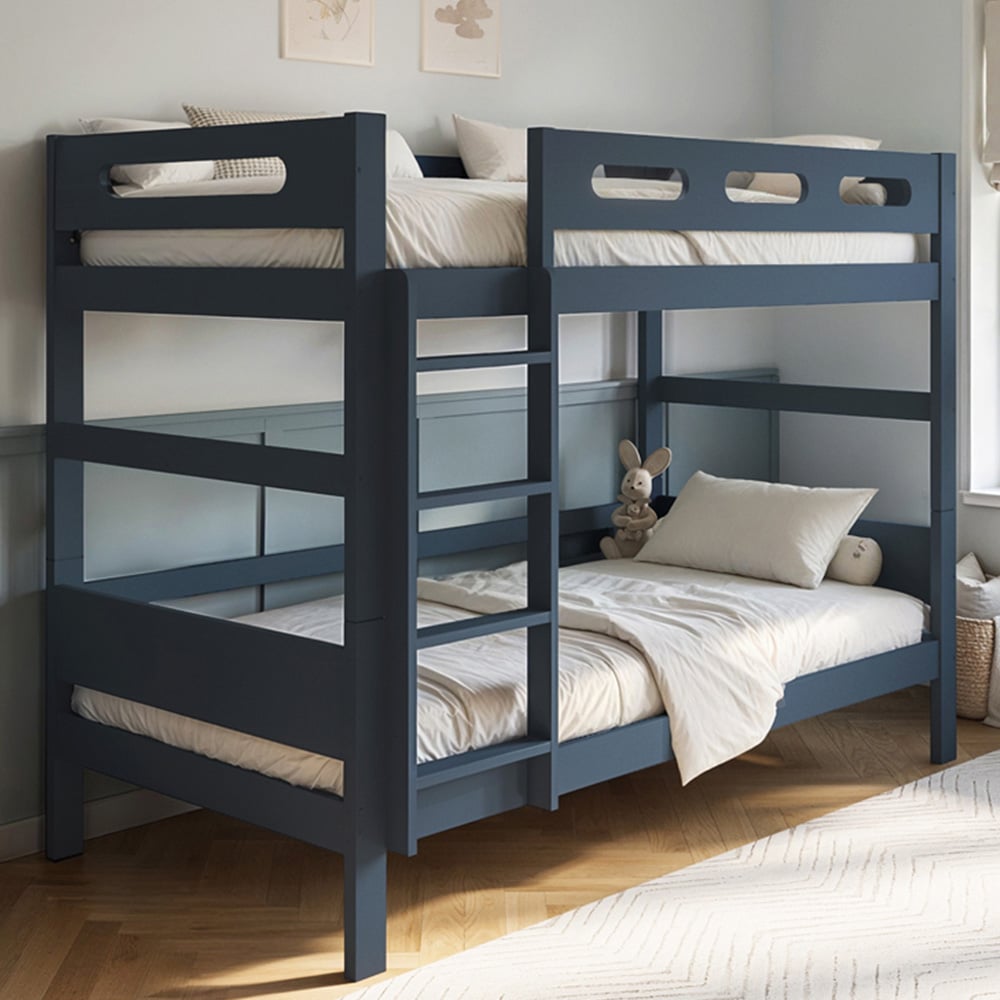 Flair Elijah Blue Detachable Wooden Bunk Bed Image 1