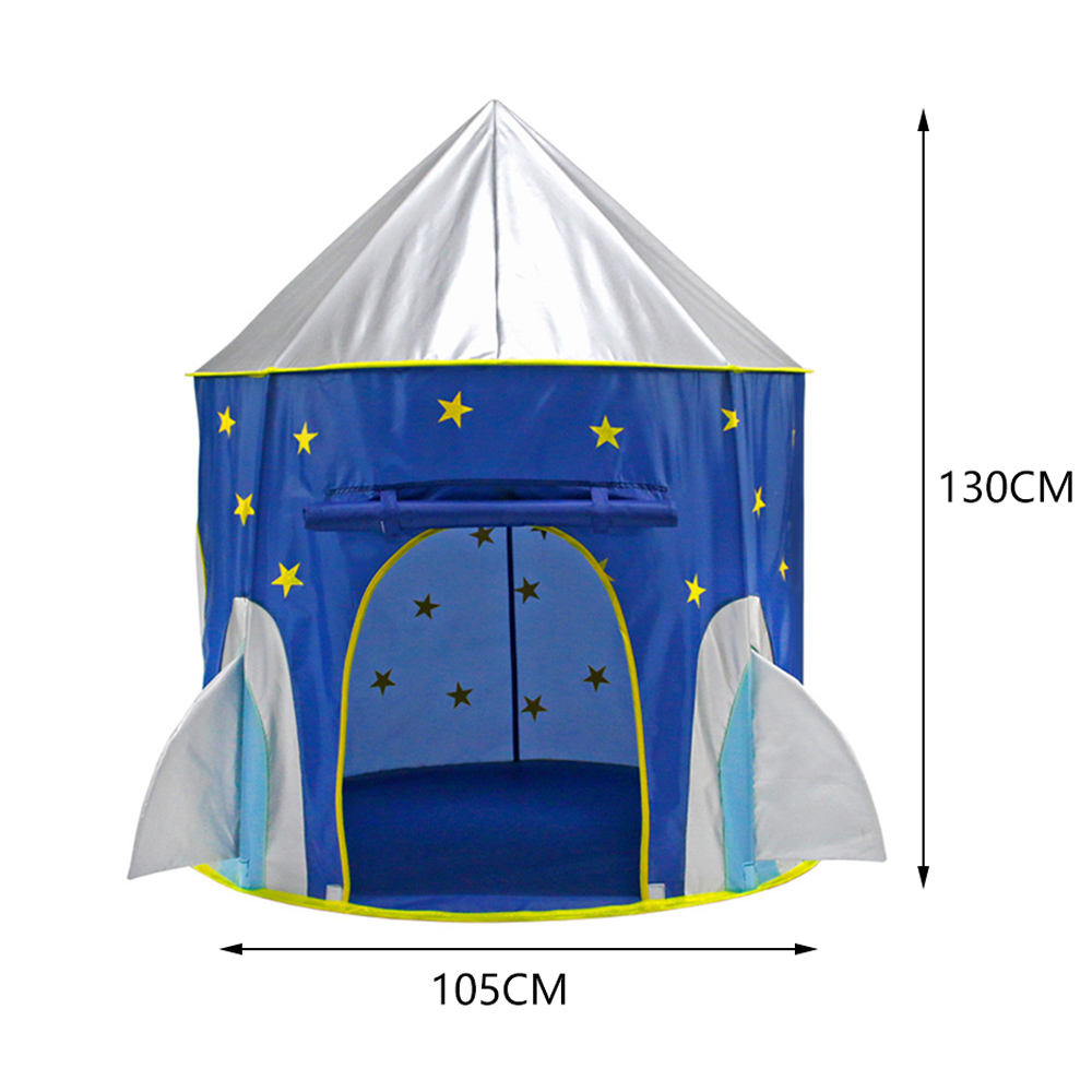 Living and Home Spaceship Home Kids Playhouse Tent Image 5