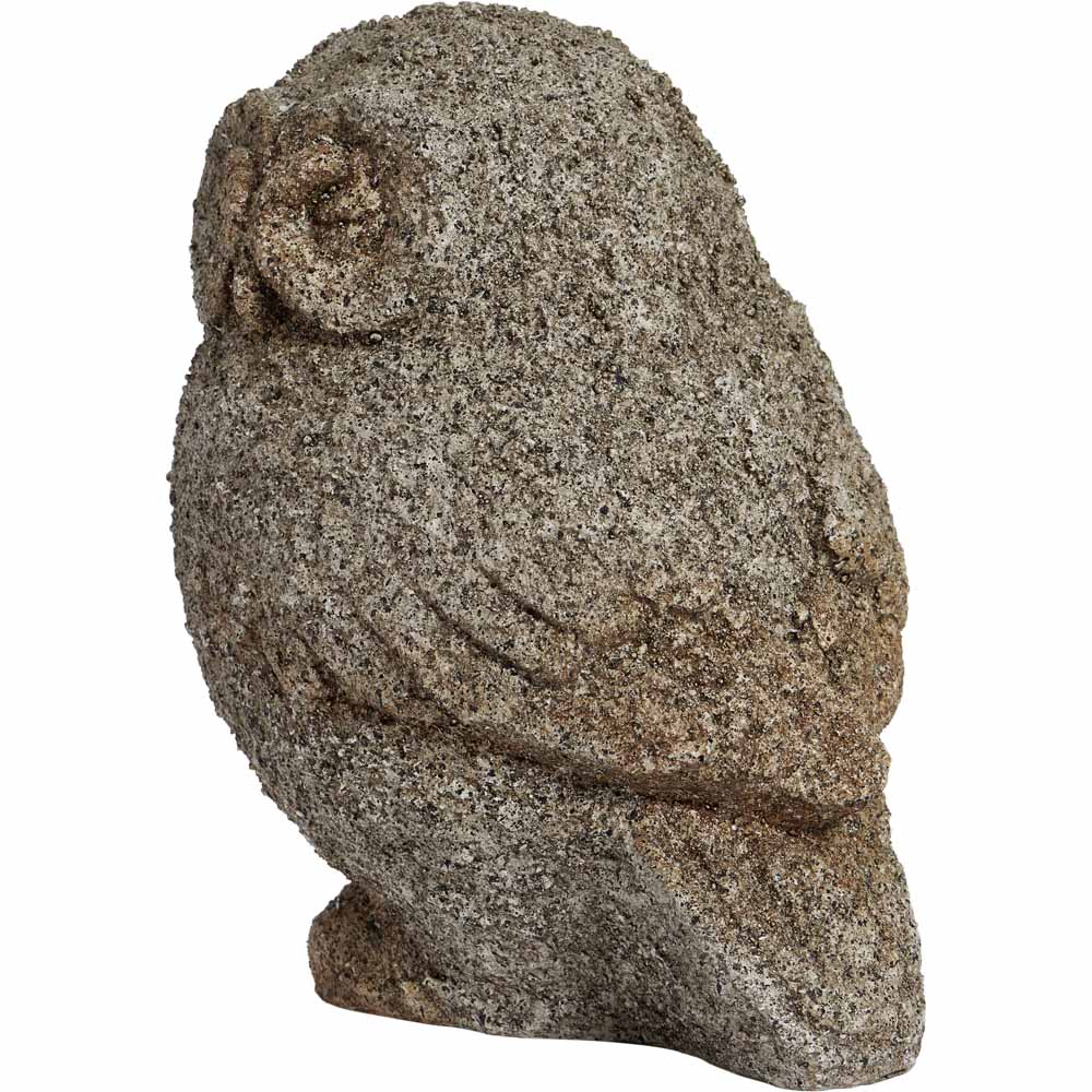 Wilko Stone Effect Ornament Owl Image 2