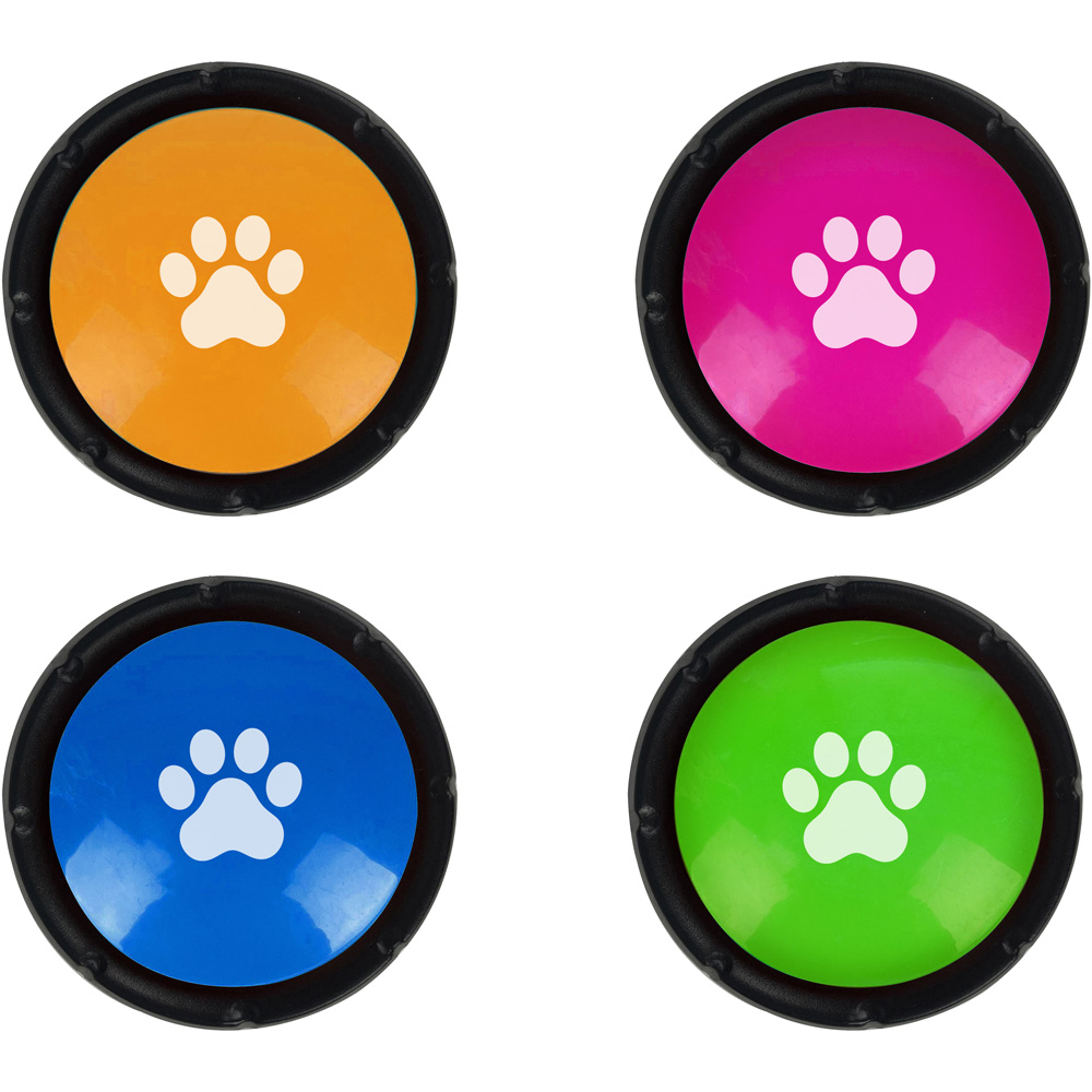 #winning Recordable Dog Button 4 Pack Image 3