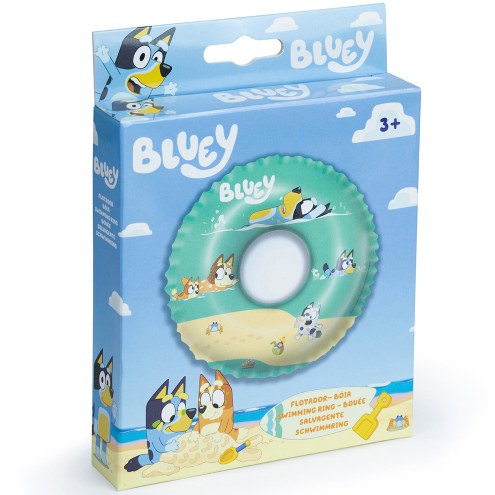 Bluey Swim Ring Blue Image 2