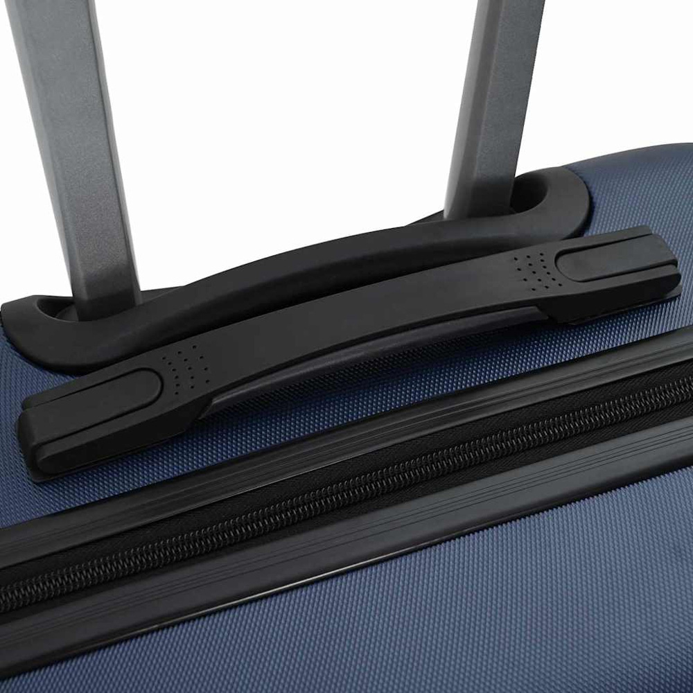 vidaXL Set of 3 Blue ABS Suitcases with Wheels Image 7