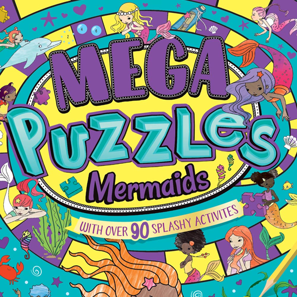 Mega Puzzles Mermaids Book Image 2