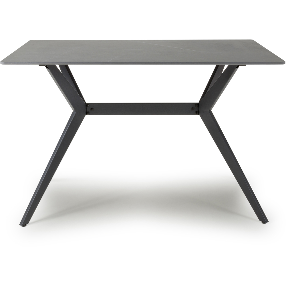 Timor 4 Seater Dining Table Grey Image 6