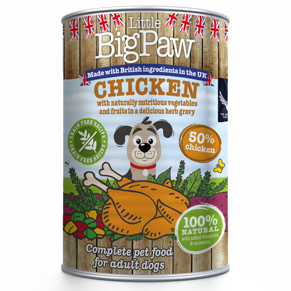 Little BigPaw Dog Food Chicken Can 390g Image 1