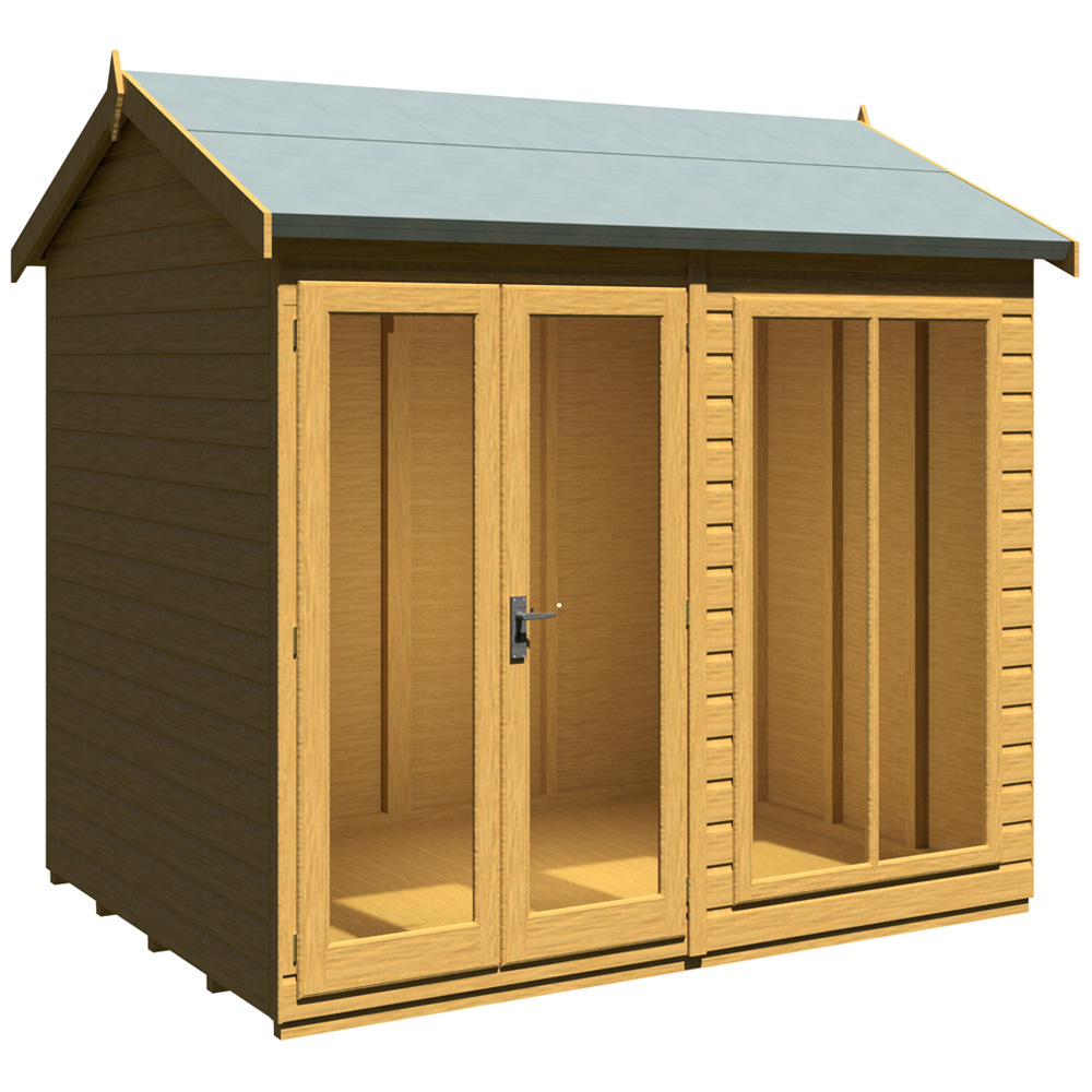 Shire Mayfield 8 x 6ft Double Door Traditional Summerhouse Image 1