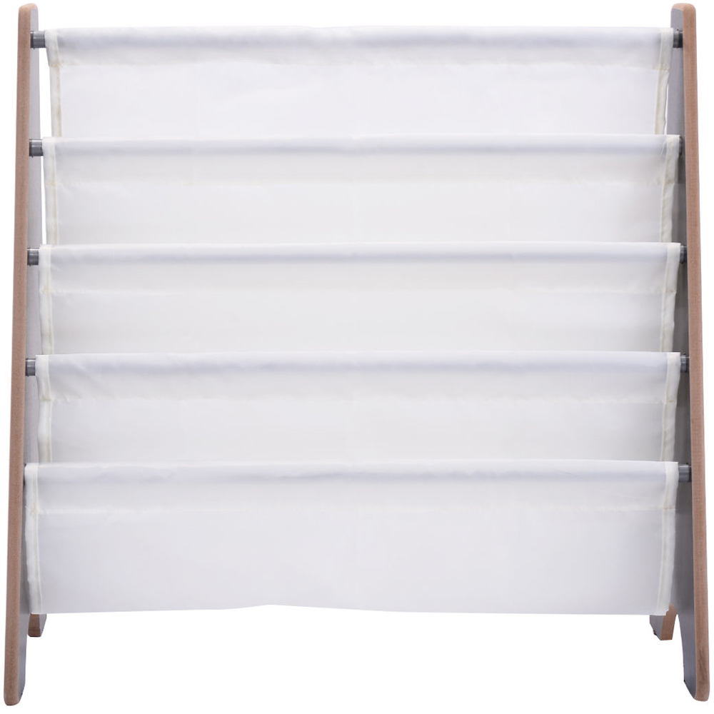 Costway 4 Shelf Kids Coffee Bookcase Image 8