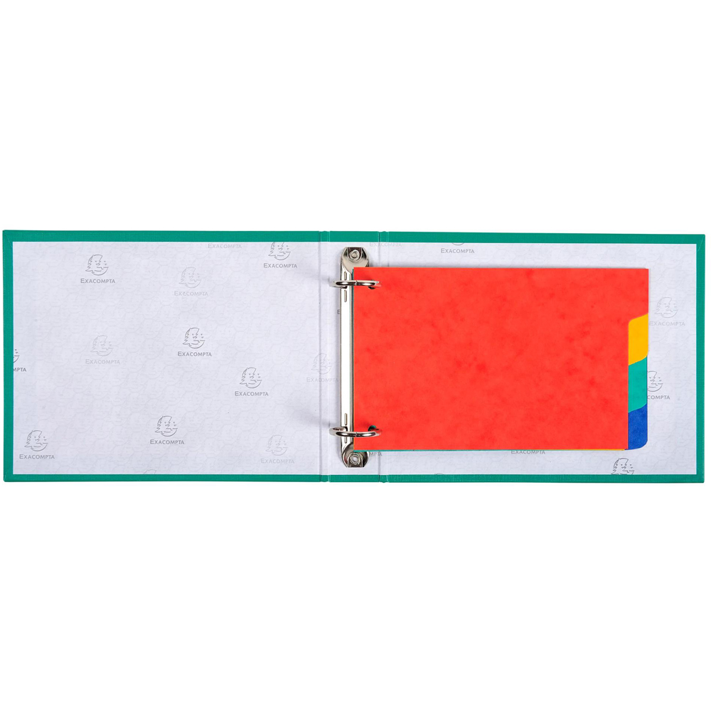 Exacompta Assorted Colour Pressboard 4 Tab Divider 10 x 15cm 10 Pack Image 3
