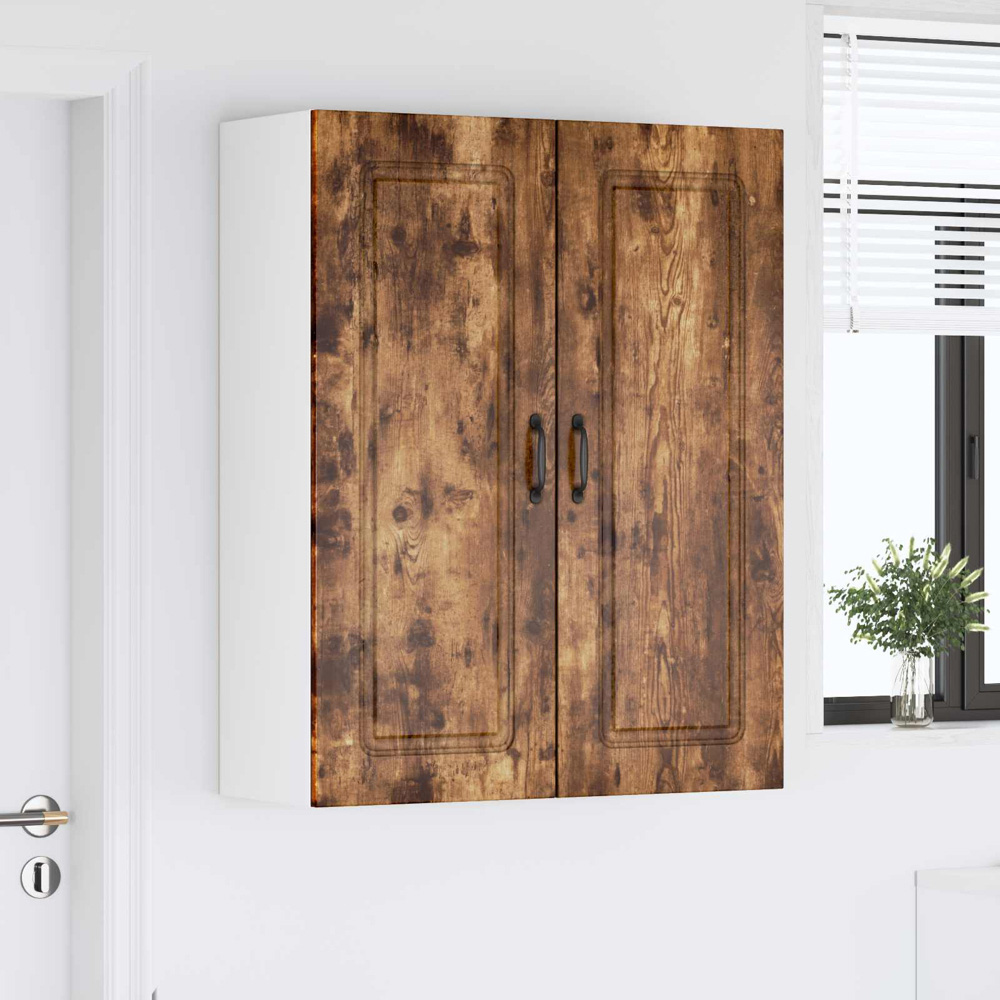 vidaXL 2 Door Sonoma Oak Kitchen Wall Cabinet Image 9