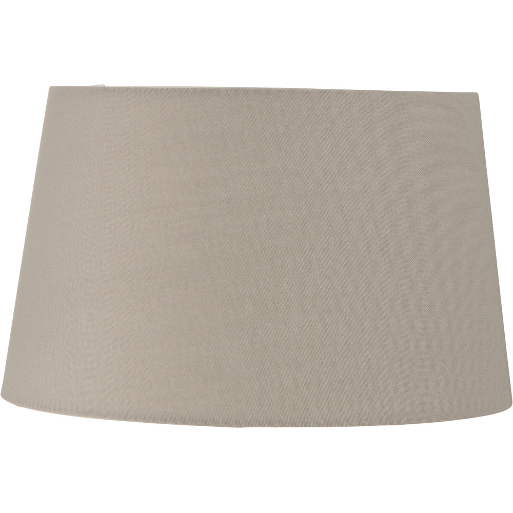 Wilko Light Grey Tapered Shade 33cm Image 2