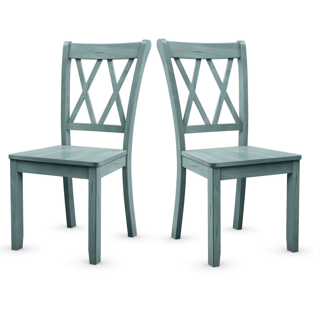 Costway Set of 2 Wooden Dining Chair Image 5